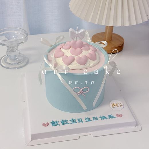多款~ins风粉色系爱心丝带蝴蝶结蛋糕系列-低糖处理无添加 商品图7