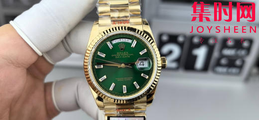 QF配重版 绿盘T钻 劳力士星期日历型系列 日志36mm 商品图1