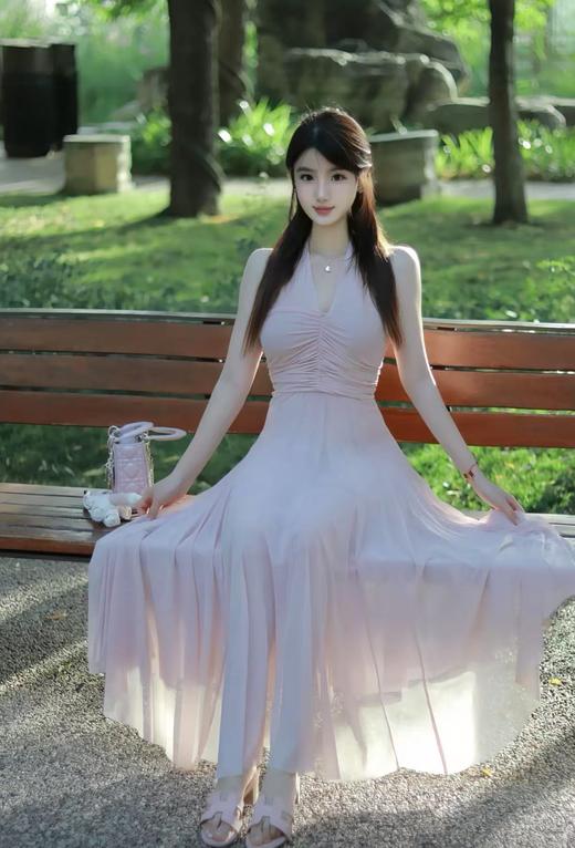 爱马仕 粉色 经典H粗跟拖鞋（HC） 商品图3