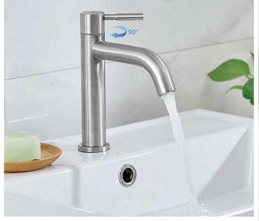 5940星愿不锈钢单冷面盆龙头 商品图2