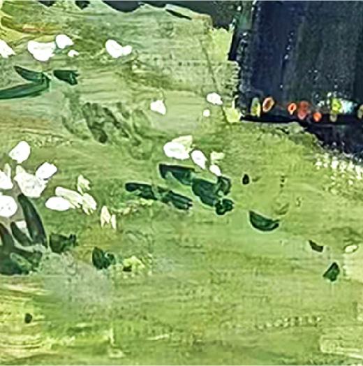 艺术家龚玉展览作品 “毡房前” 装饰画 客厅书房 醍醐《高顶澄烟霞》上海个展 商品图2