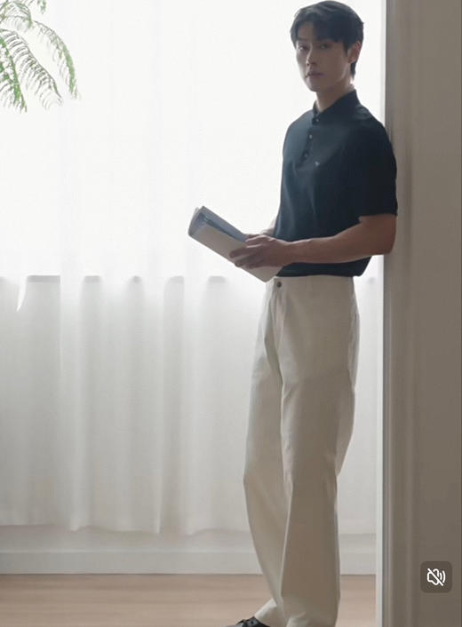 525-1 仅剩M亏清不退换 父爱如“衫”  EA纯圆正 商务休闲 男士翻领polo衫 新面料polo短袖 商品图8