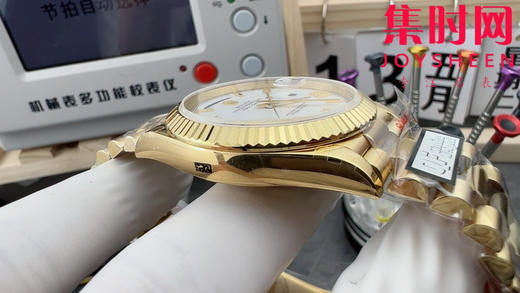 QF配重V5版 重量180克+ 白盘罗马面 劳力士星期日历型系列 日志40mm 男士腕表 商品图4