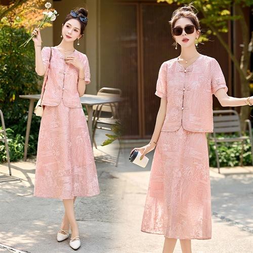 新中式国风改良旗袍夏季2025新款小个子气质独特连衣裙XXL3117 商品图3