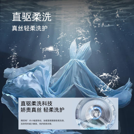卡萨帝（Casarte）揽光GLB洗烘一体机 精华洗 洗净比1.12 直驱柔烘 智能投放 CE HB10LGLBU1 商品图4