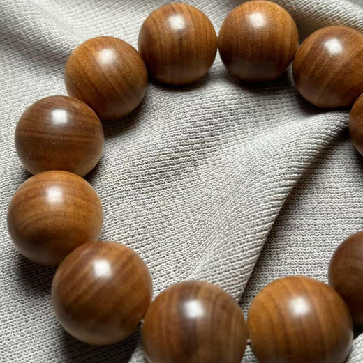 【青山特惠】2.0*12颗印度迈索尔正区黑肉级老山檀手串 L21 商品图6