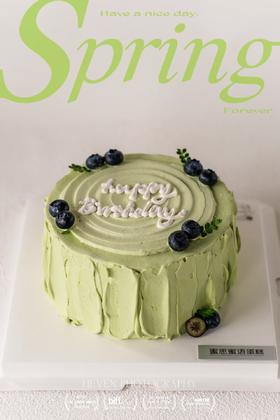 抹茶牛乳冰淇淋蛋糕