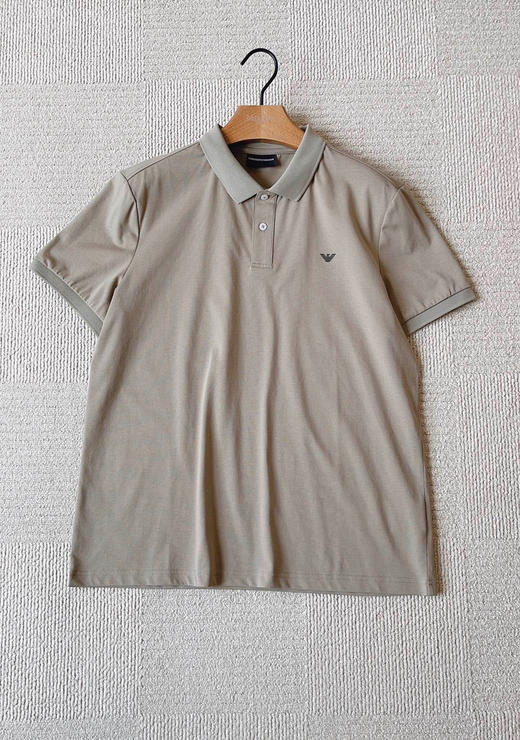 525-1 仅剩M亏清不退换 父爱如“衫”  EA纯圆正 商务休闲 男士翻领polo衫 新面料polo短袖 商品图6