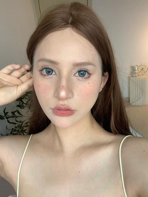 Allecon年抛款式 · 冰晶蓝&灵毒绿&星轨褐· 14.5mm白狮参考着色待测 韩产2片 商品图2