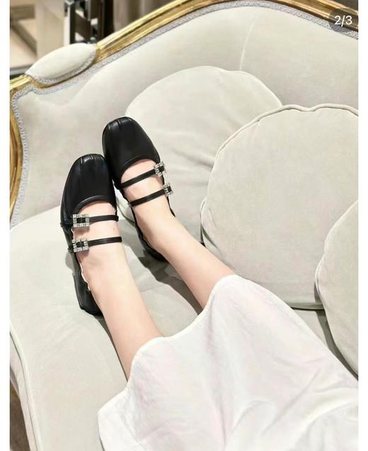 Roger Vivier钻扣芭蕾舞鞋跳舞鞋蛋卷鞋（HC） 商品图3