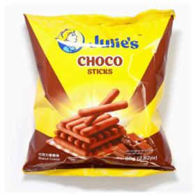 茱蒂丝（巧克力味）香脆条饼干80g