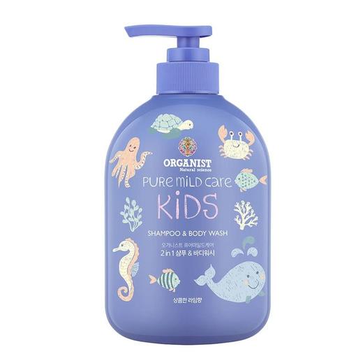 【悦惠精选】欧舒然韩国进口净柔温和儿童洗发沐浴清新青柠香700ml*2 商品图3