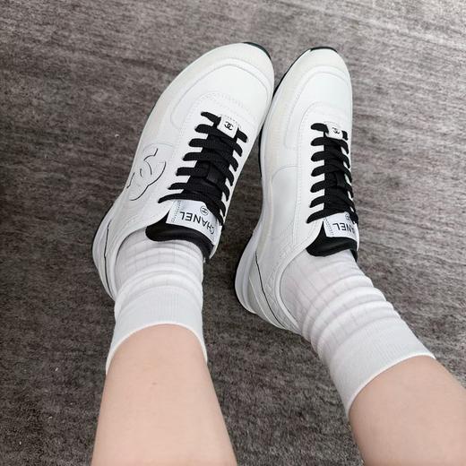 香奈儿25A最新款 熊猫配色 小白鞋 休闲 运动鞋 （HC） 商品图8