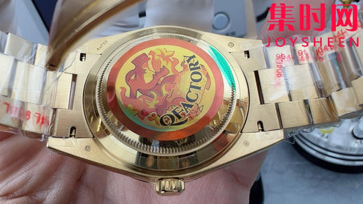 QF配重V5版 重量180克+ 白盘罗马面 劳力士星期日历型系列 日志40mm 男士腕表 商品图5