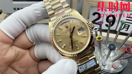 QF配重版 香槟金面 劳力士星期日历型系列 日志36mm 商品图0