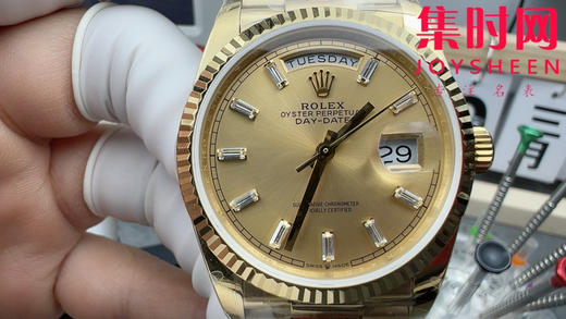 QF配重版 香槟金面 劳力士星期日历型系列 日志36mm 商品图1