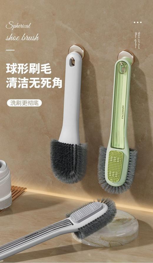 主播推荐 多功能五面鞋刷 麂皮绒面 普通鞋面 通用鞋刷 洗鞋无死角去污刷鞋软毛不伤鞋双刷头 商品图8