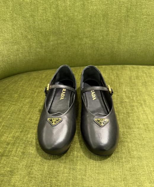 女款圓頭三角標芭蕾舞鞋P00 商品图0