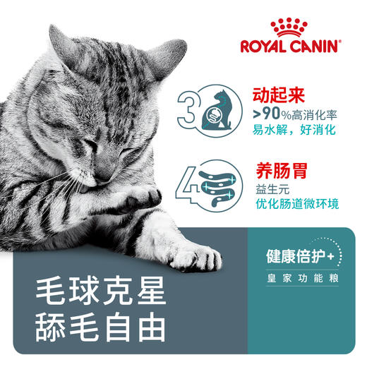 皇家 去毛球成猫全价粮 2kg/袋 商品图2