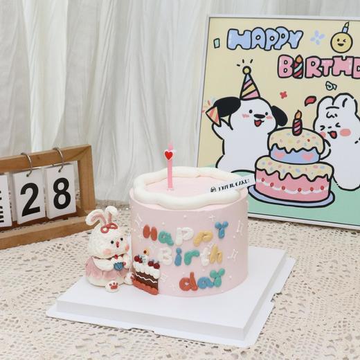 粉粉嫩嫩兔兔蛋糕 商品图0