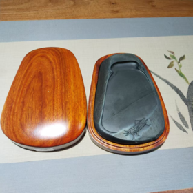 飞黄腾达随形歙砚