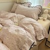 小清新公主风床上被套全棉印花荷叶边四件套 商品缩略图2