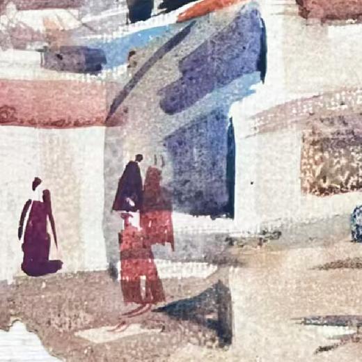 艺术家龚玉展览作品 “白塔” 装饰画 客厅书房 醍醐《高顶澄烟霞》上海个展 商品图2