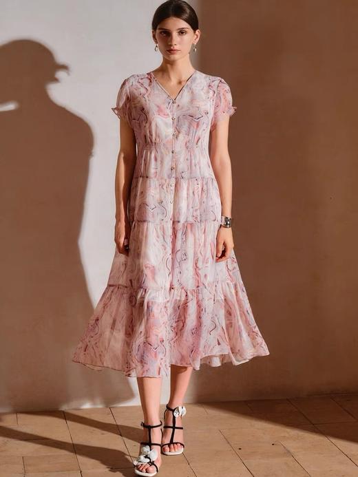 5F JAN AN NO简爱诺 桑蚕丝连衣裙 商品图0