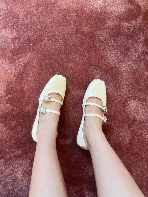 Roger Vivier钻扣芭蕾舞鞋跳舞鞋蛋卷鞋（HC） 商品图6