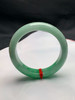 620056，53.5圈口，细糯满绿正圈平安镯，满绿底色飘半截阳绿，底子细腻 商品缩略图3