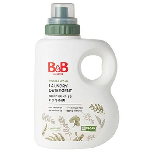 必恩贝纯素纤维洗涤剂无香1.5L비앤비 비건 섬유세제 무향 商品图0