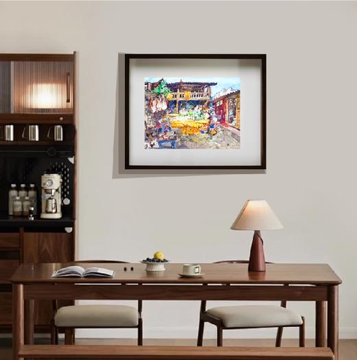 艺术家龚玉展览作品 “丰年小院” 装饰画 客厅书房 醍醐《高顶澄烟霞》上海个展 商品图4