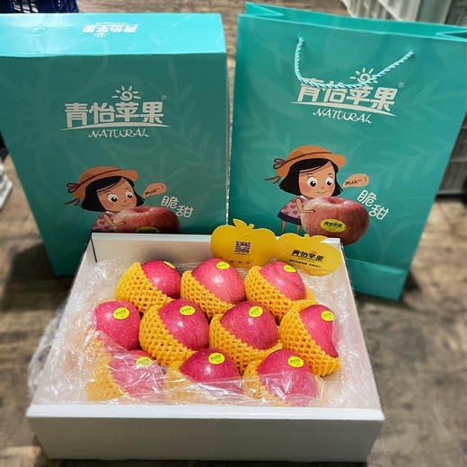 青怡苹果小蓝妹（礼盒），毛重约3.5kg 商品图0