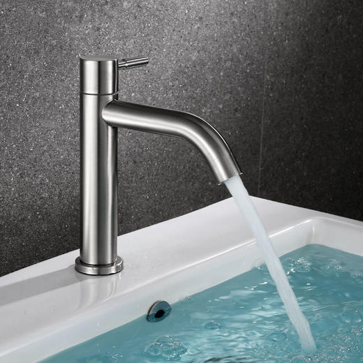 5940星愿不锈钢单冷面盆龙头 商品图6