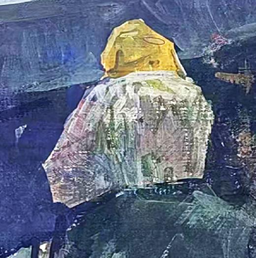 艺术家龚玉展览作品 “毡房前” 装饰画 客厅书房 醍醐《高顶澄烟霞》上海个展 商品图1