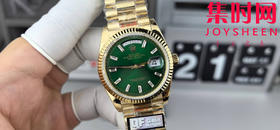 QF配重版 绿盘T钻 劳力士星期日历型系列 日志36mm