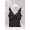 西子/桑蚕丝带杯蕾丝 V领时尚百搭吊带背心/MNC139 商品缩略图4
