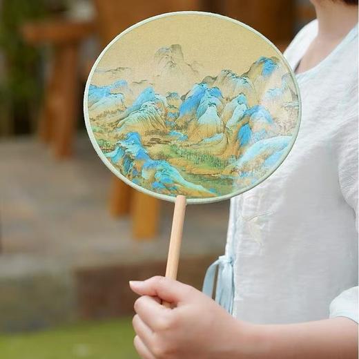 千里江山团扇 商品图4