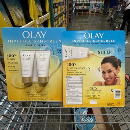 OLAY防晒轻盈妆前乳，特价360元/2支装🉐包税包邮到手了🔥融合维生素C、E与芦荟精华，在保护肌肤抵御紫外线伤害的同时，温和滋养，令肌肤维持健康光泽 商品图5