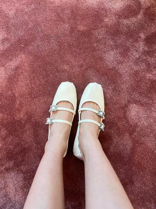 Roger Vivier钻扣芭蕾舞鞋跳舞鞋蛋卷鞋（HC） 商品图5