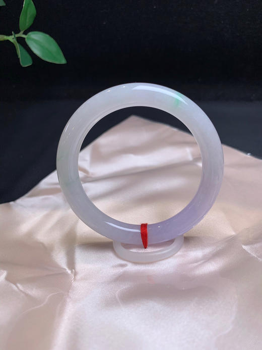 620055，52春彩细圆条，粉紫底飘二抹绿 整条清新秀气，仙仙的 商品图4