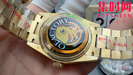 QF配重版 香槟金面 劳力士星期日历型系列 日志36mm 商品图5