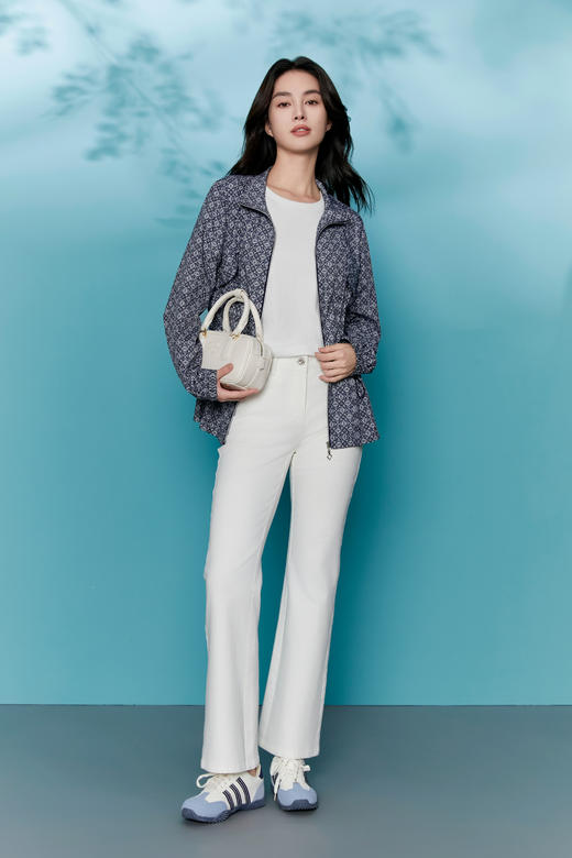 5F 𝐒𝐇𝐄𝐍𝐆𝐘𝐔𝐙𝐇𝐔声雨竹 印花外套 商品图0