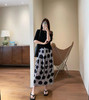 直发 柜上1800+三宅 气质波点半身裙中长款 褶皱花苞裙 商品缩略图1