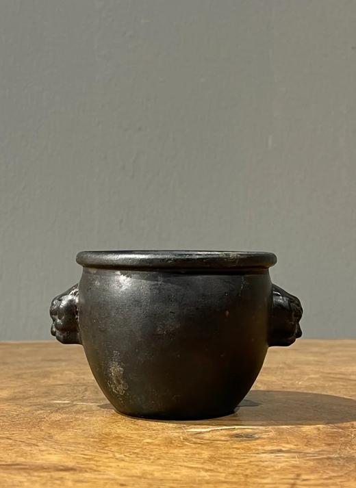 青铜兽耳缸形香炉，顺丰包邮 商品图5