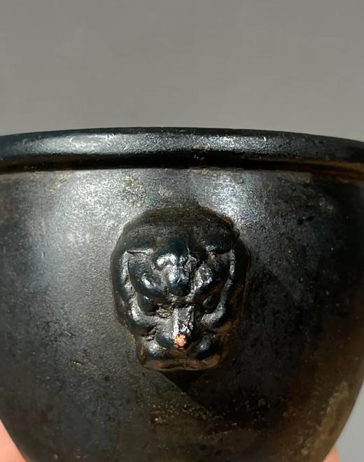 青铜兽耳缸形香炉，顺丰包邮 商品图12
