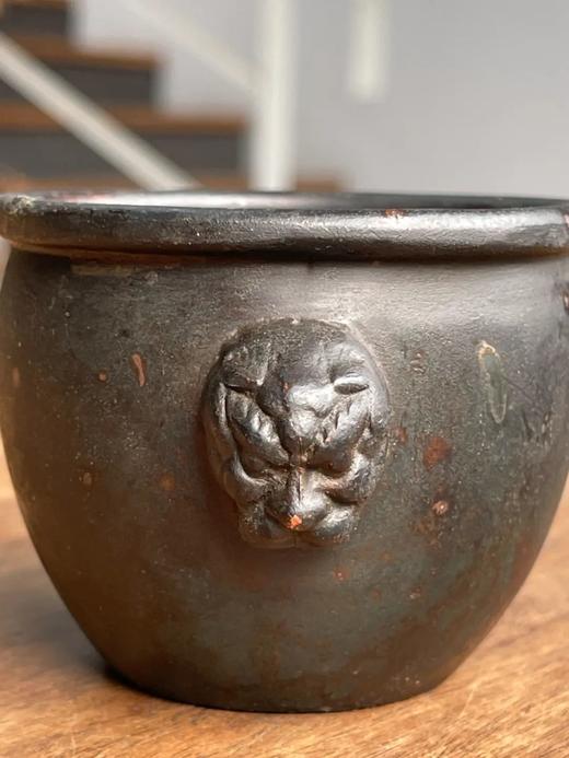 青铜兽耳缸形香炉，顺丰包邮 商品图6