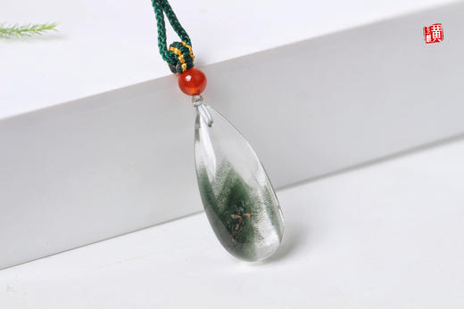 绿幽灵水晶吊坠  配精美挂绳 商品图3