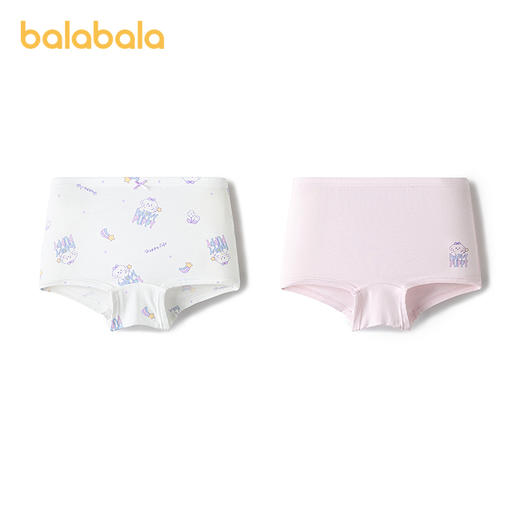 【商场同款】巴拉巴拉女童内裤平角小童四角短裤舒适抗菌裆两条装 商品图4