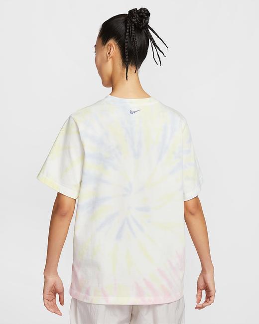 Nike 耐克Sportswear 夏日轻醒系列女子扎染风T恤IF0612-100 商品图2